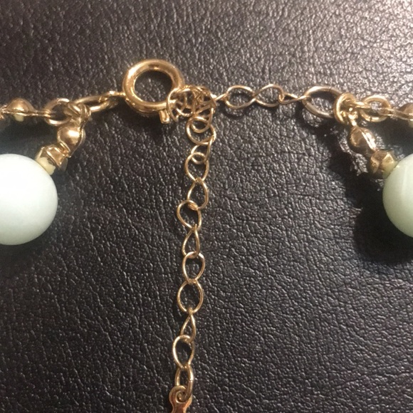 Loft coral and powder blue double beaded necklace - Picture 6 of 6